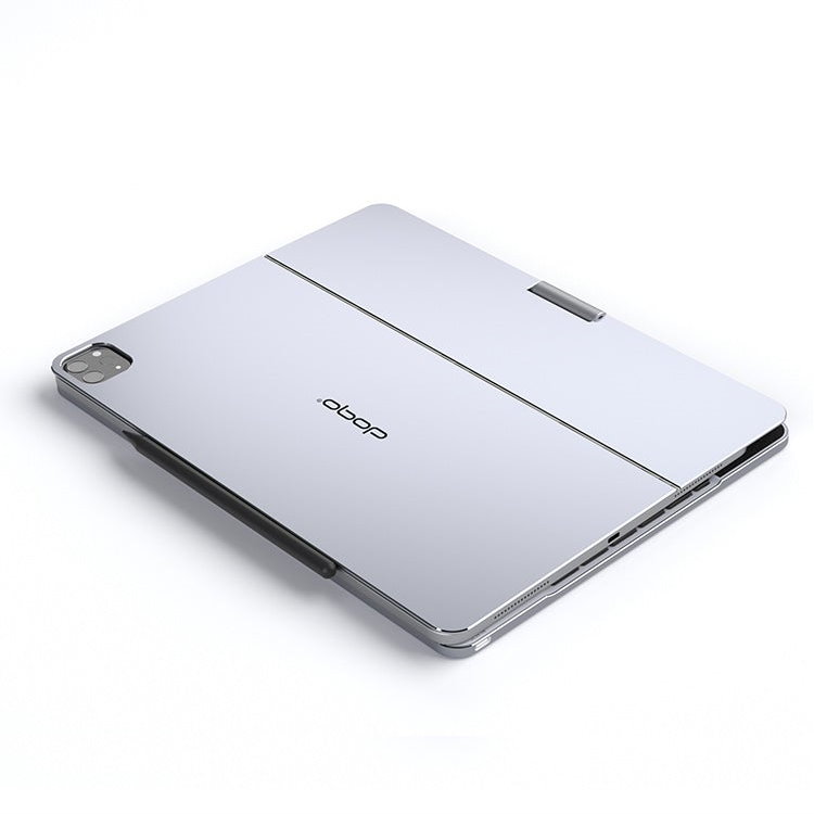 doqo 2 360 度可旋轉 2022 iPad Pro 12.9 吋 6代 鍵盤保護殼 - 繁體, 太空灰