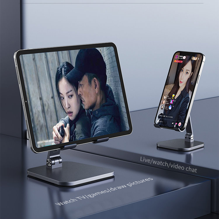 JOPREE X22 托式可收納 12.9吋 以下通用 iPad 桌面支架, 太空灰