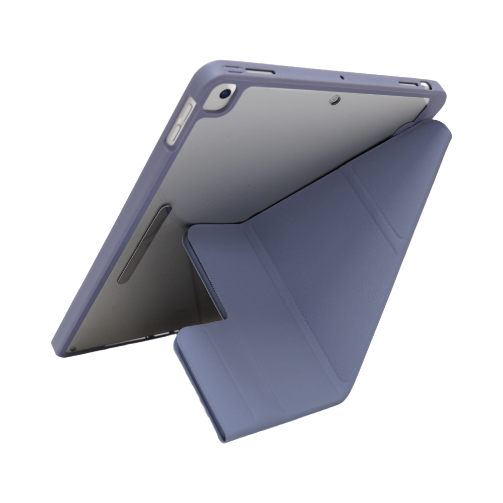MLTIX 可直立防摔抗彎 2019 iPad Air 3 (10.5 吋) 含筆槽多角度保護殼, 黑