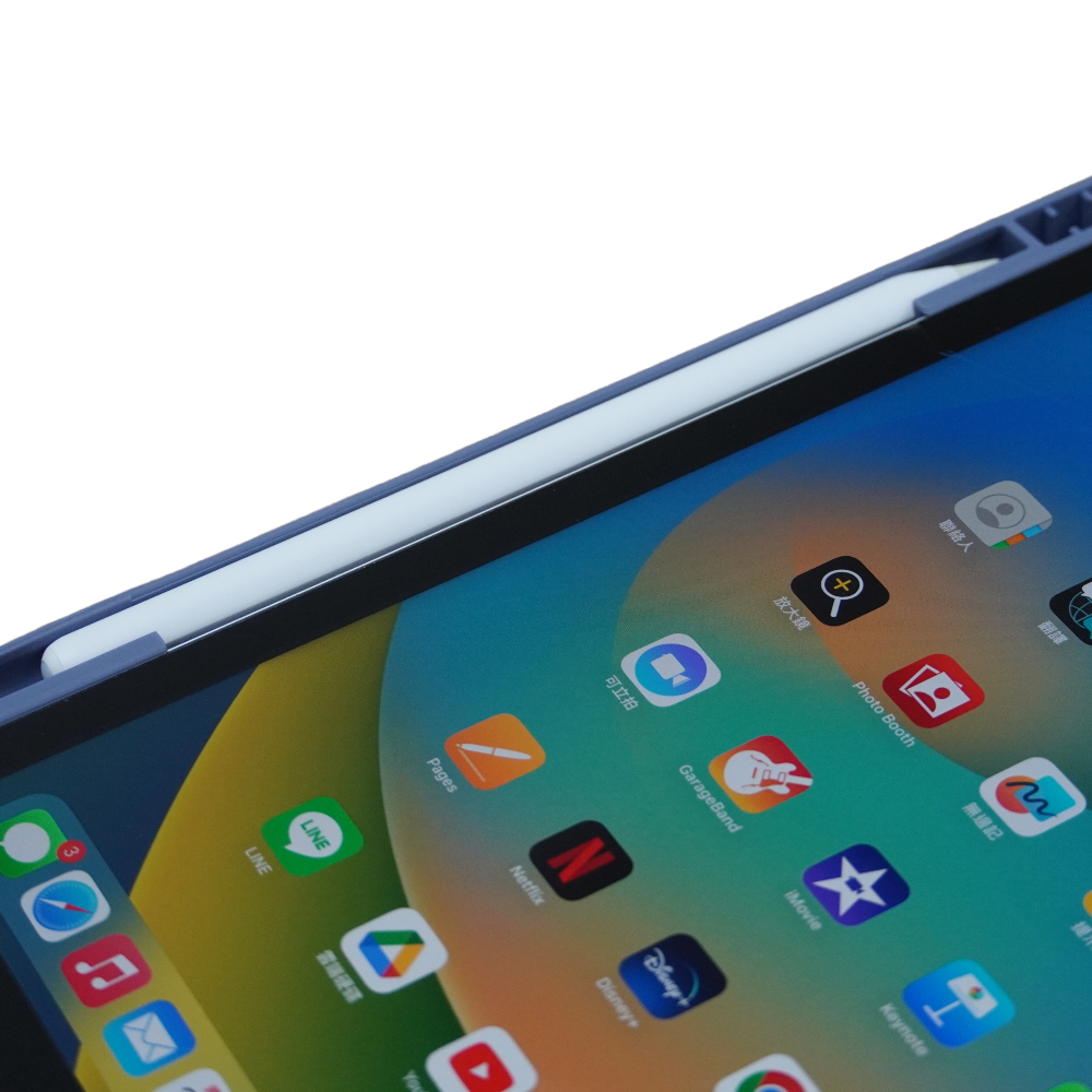 MLTIX 可直立防摔抗彎 2019 iPad Air 3 (10.5 吋) 含筆槽多角度保護殼, 黑