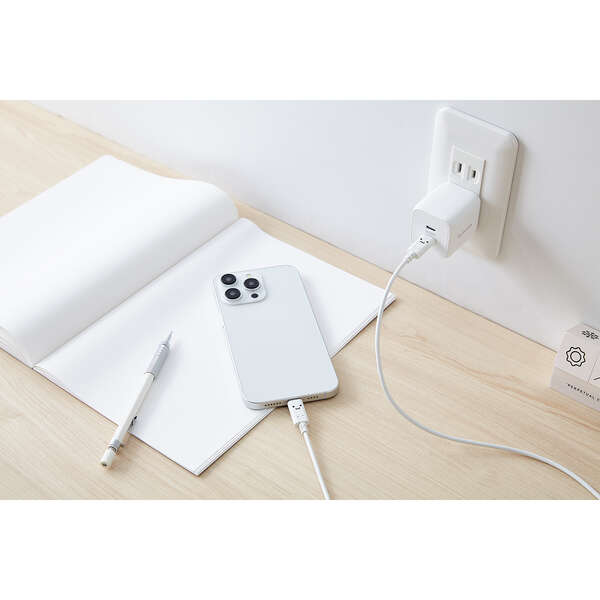 ELECOM 紫色睡臉 USB-C to USB-C 傳輸充電線 1M, 紫色