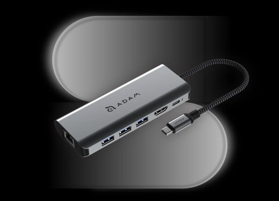 ADAM 亞果元素 CASA HUB A01s USB-C 4K 六合一集線器