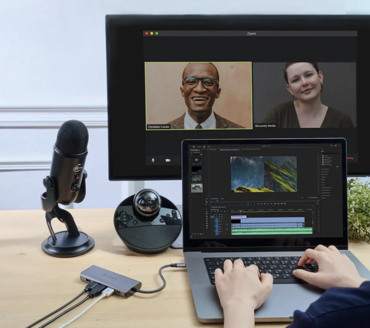 ADAM 亞果元素 CASA HUB A01s USB-C 4K 六合一集線器