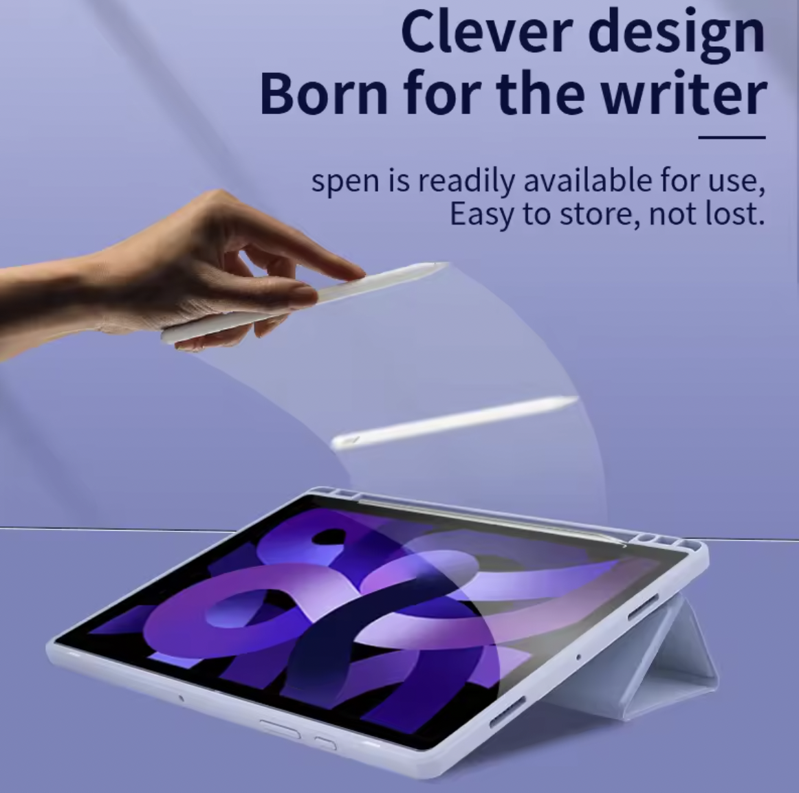 MLTIX 可直立防摔抗彎 2021 Galaxy Tab A7 Lite (8.7 吋) 含筆槽多角度保護殼, 灰
