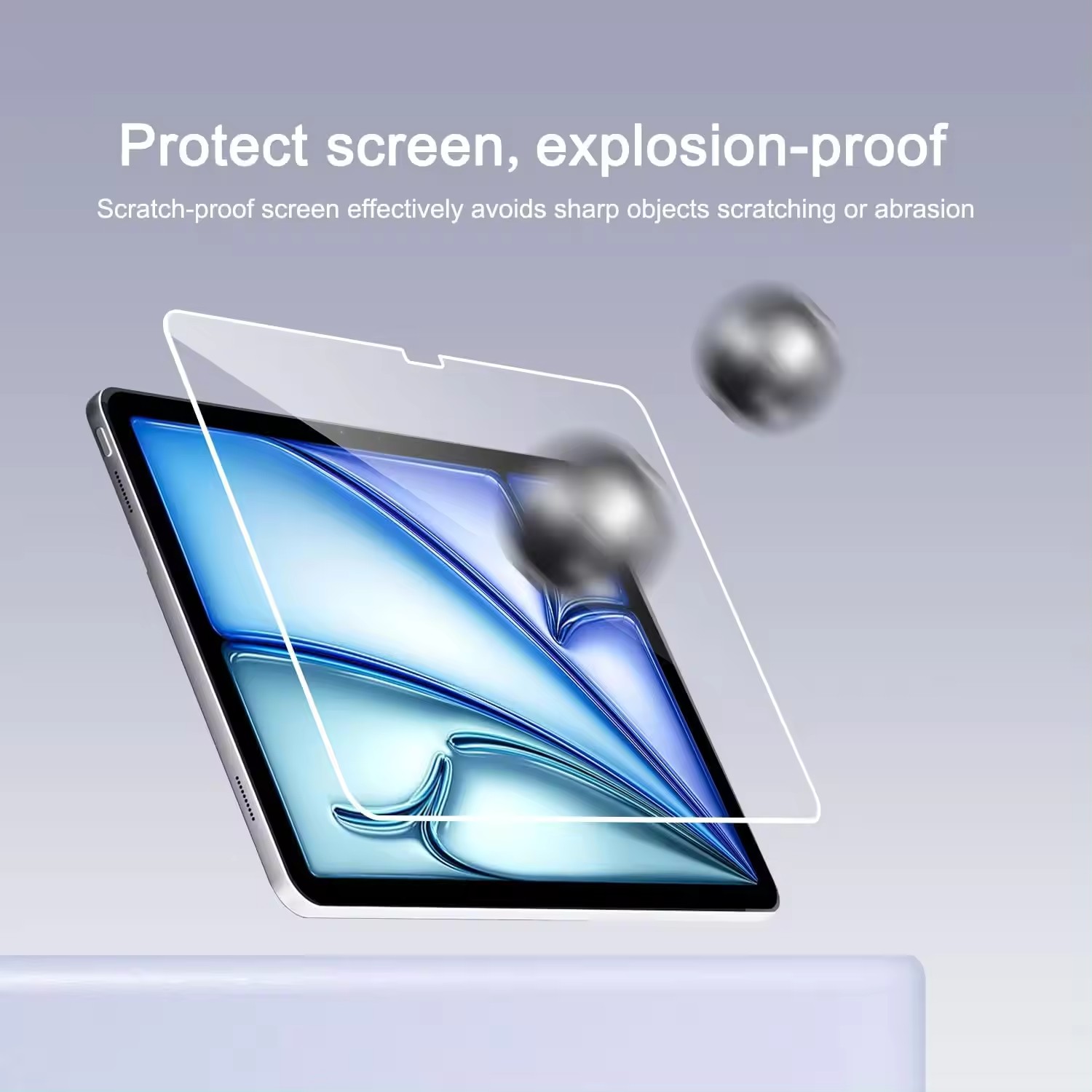MLTIX Glass Pro 9H 高透 2024 iPad Air 6 (11 吋, M2) 鋼化玻璃貼