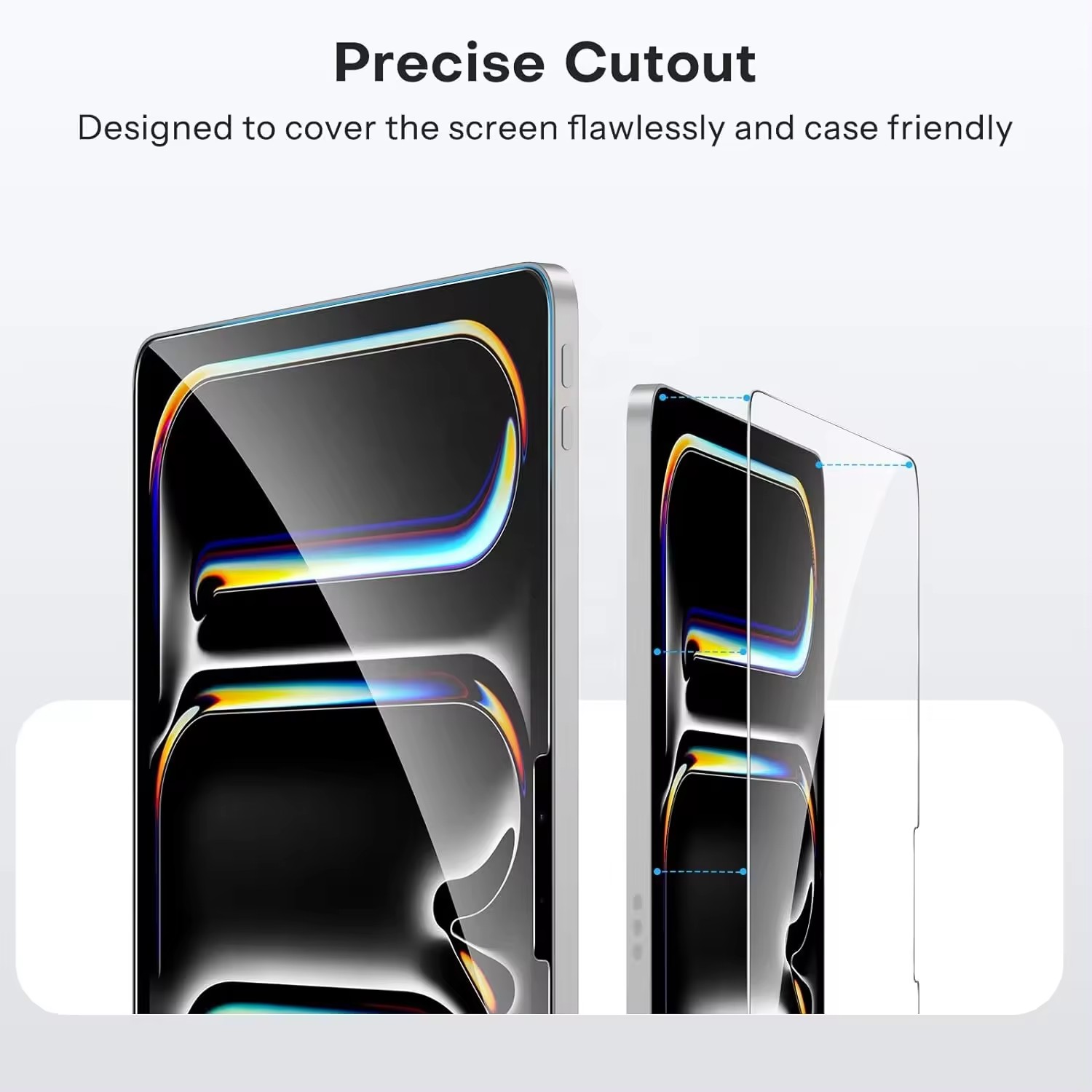 MLTIX Glass Pro 9H 高透 2024 iPad Air 6 (11 吋, M2) 鋼化玻璃貼