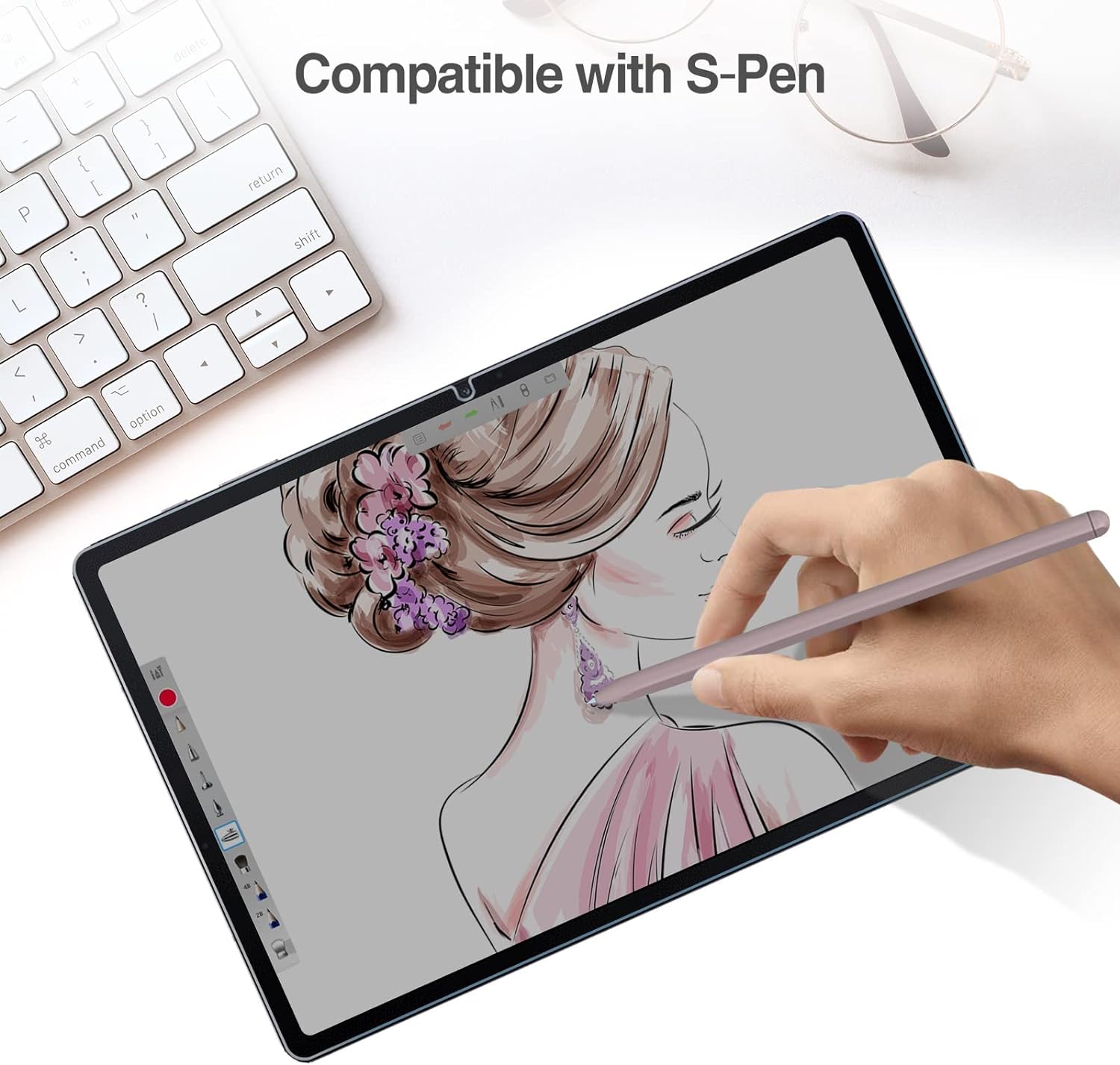 MLTIX 防窺 9H Glass Pro 2024 Galaxy Tab S10+ (12.4 吋) 鋼化玻璃貼