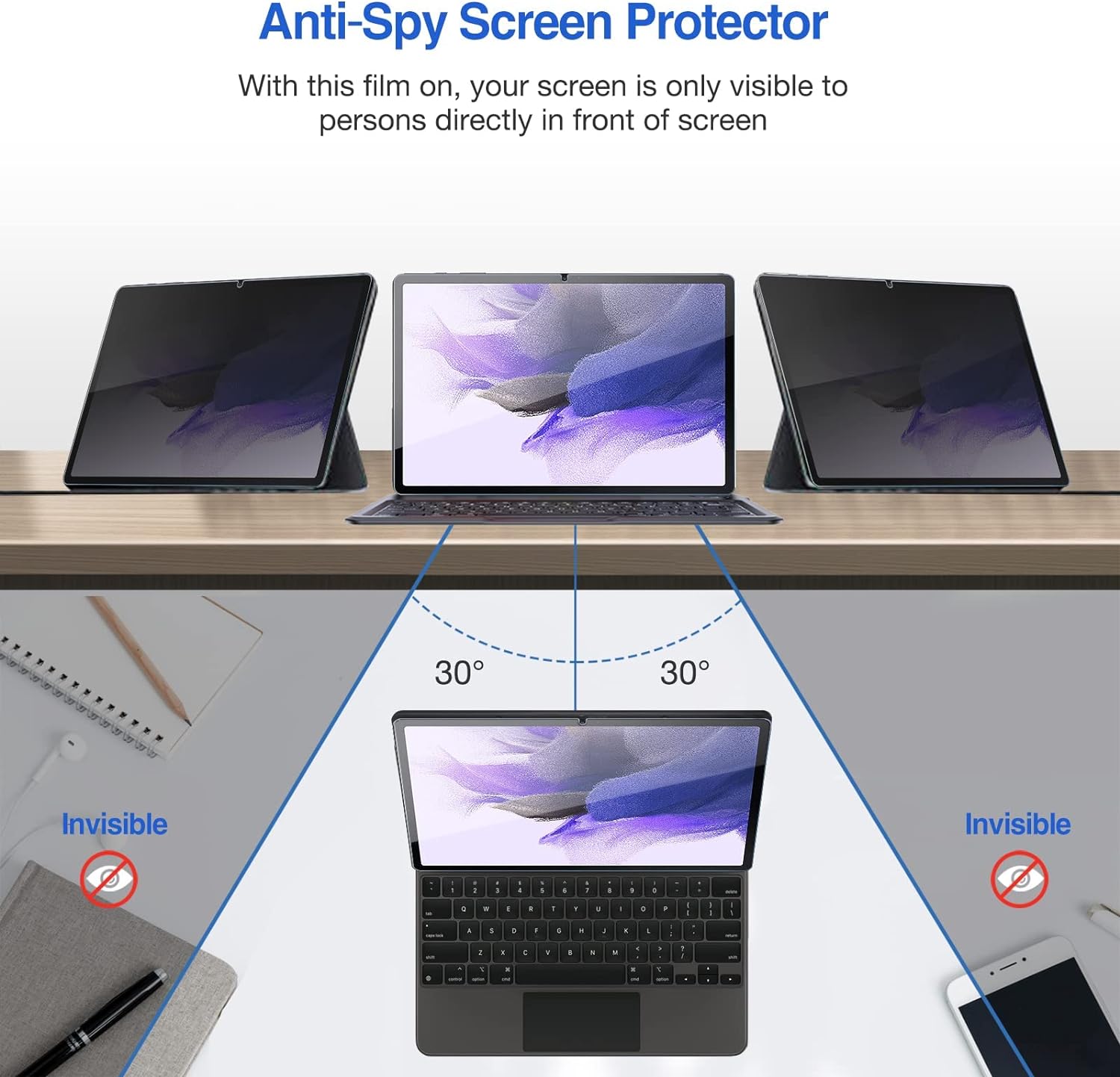 MLTIX 防窺 9H Glass Pro 2024 Galaxy Tab S10+ (12.4 吋) 鋼化玻璃貼
