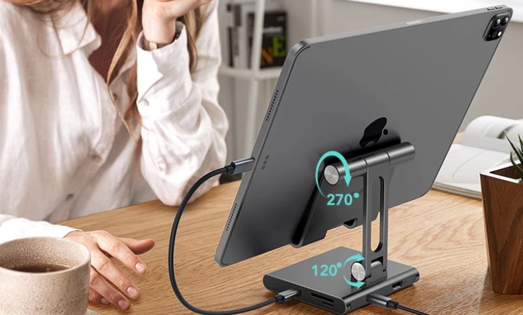 ESR 8合1 USB-C USB-C HUB 桌面站立支架