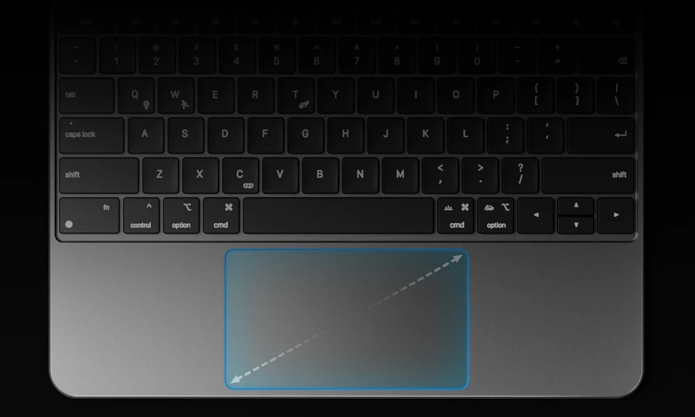 doqo 6 鋁合金巧控磁吸式 2024 iPad Air (13 吋, M2) 鍵盤保護殼 - 繁體, 黑