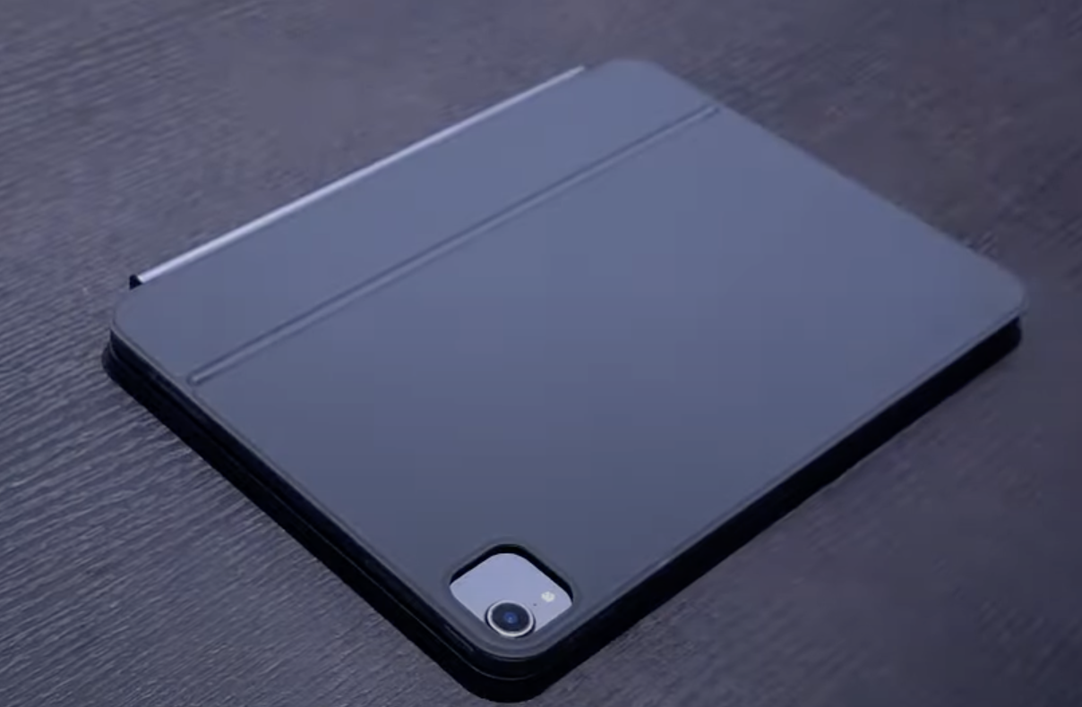 doqo 6 鋁合金巧控磁吸式 2024 iPad Air (13 吋, M2) 鍵盤保護殼 - 繁體, 黑