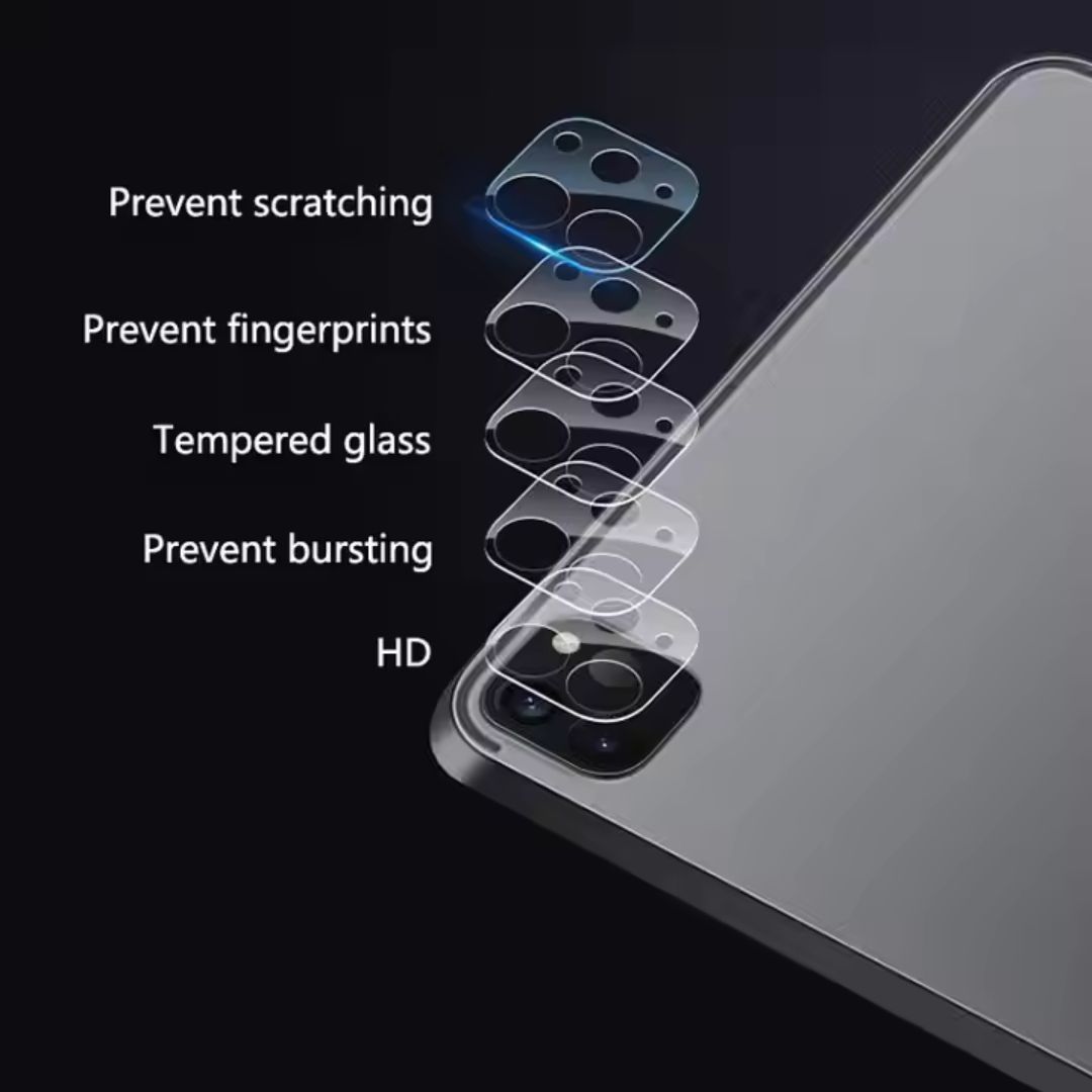 MLTIX 一體式 9H 防刮 2024 iPad Pro (13 吋, M4) 鏡頭保護貼, 銀色