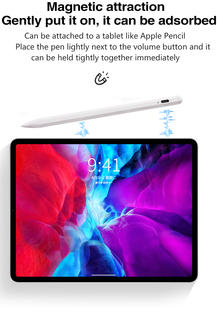 MLTIX M2 支援iPad / Tab 平板 iPad Pencil 萬用觸控筆, 白