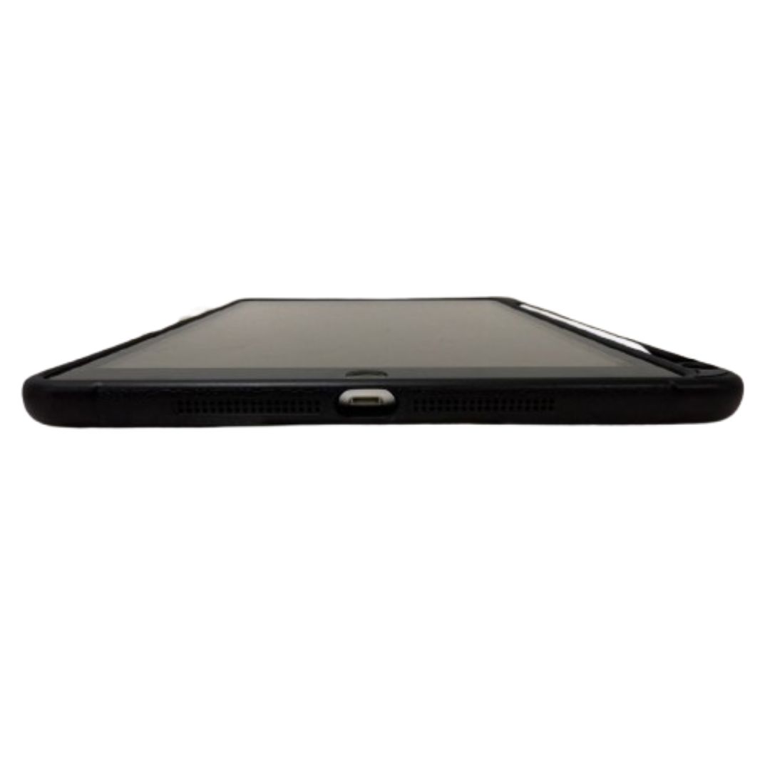 MLTIX Transparent 含筆槽 2020 iPad 8 (10.2 吋) 背蓋式平板保護殼, 黑