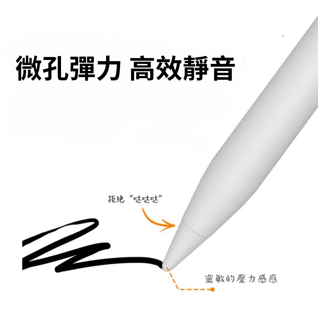 MLTIX 類紙膜用 Apple Pencil Pro 替換筆尖筆頭, 綠