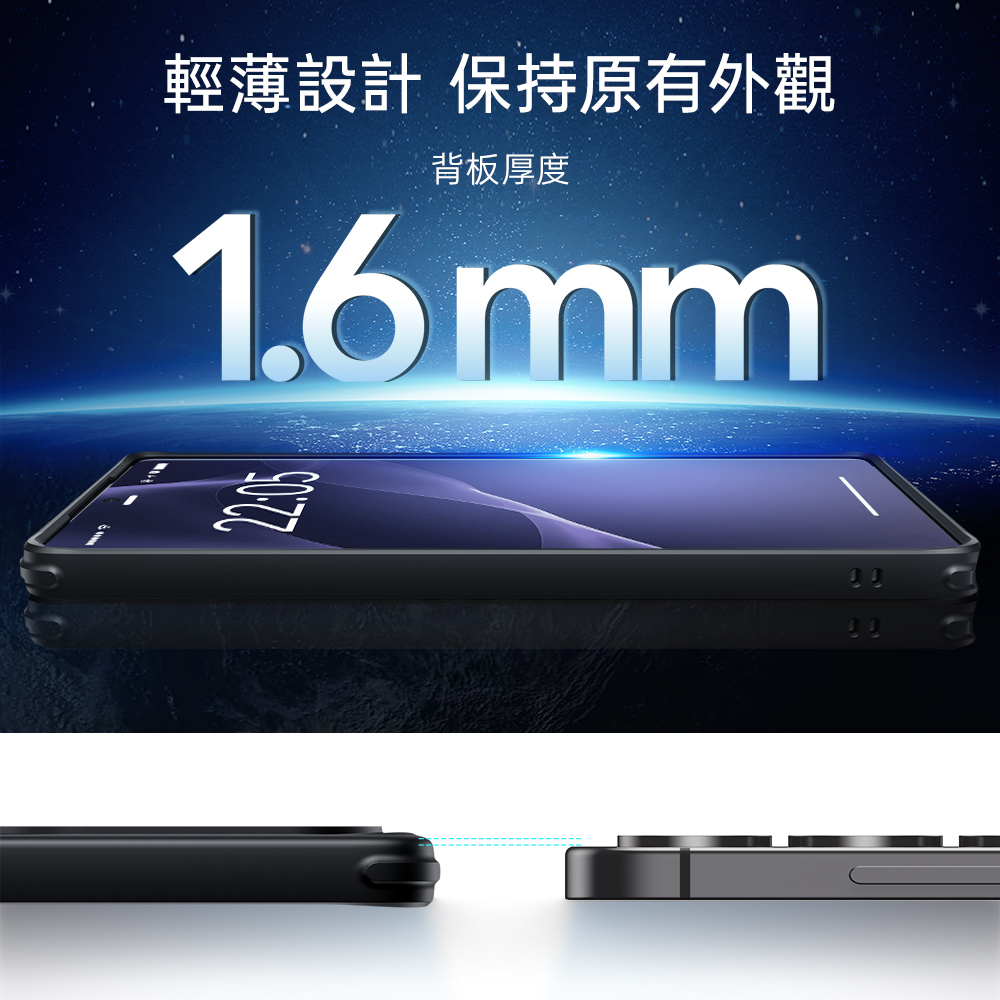 ESR 億色 巧匯系列 Galaxy S25 Plus 6.7 吋 (2025) 磁電空間磁吸手機殼, 黑邊/半透黑